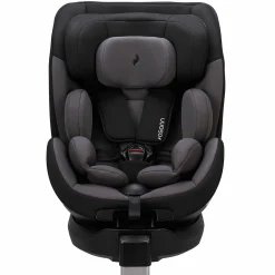 Reboarder-Kindersitz Hero 360 SL ab Geburt - 4 Jahre (40 cm -105 cm) drehbar inkl. Isofix-Basis - Twill Black - Kollektion 2025