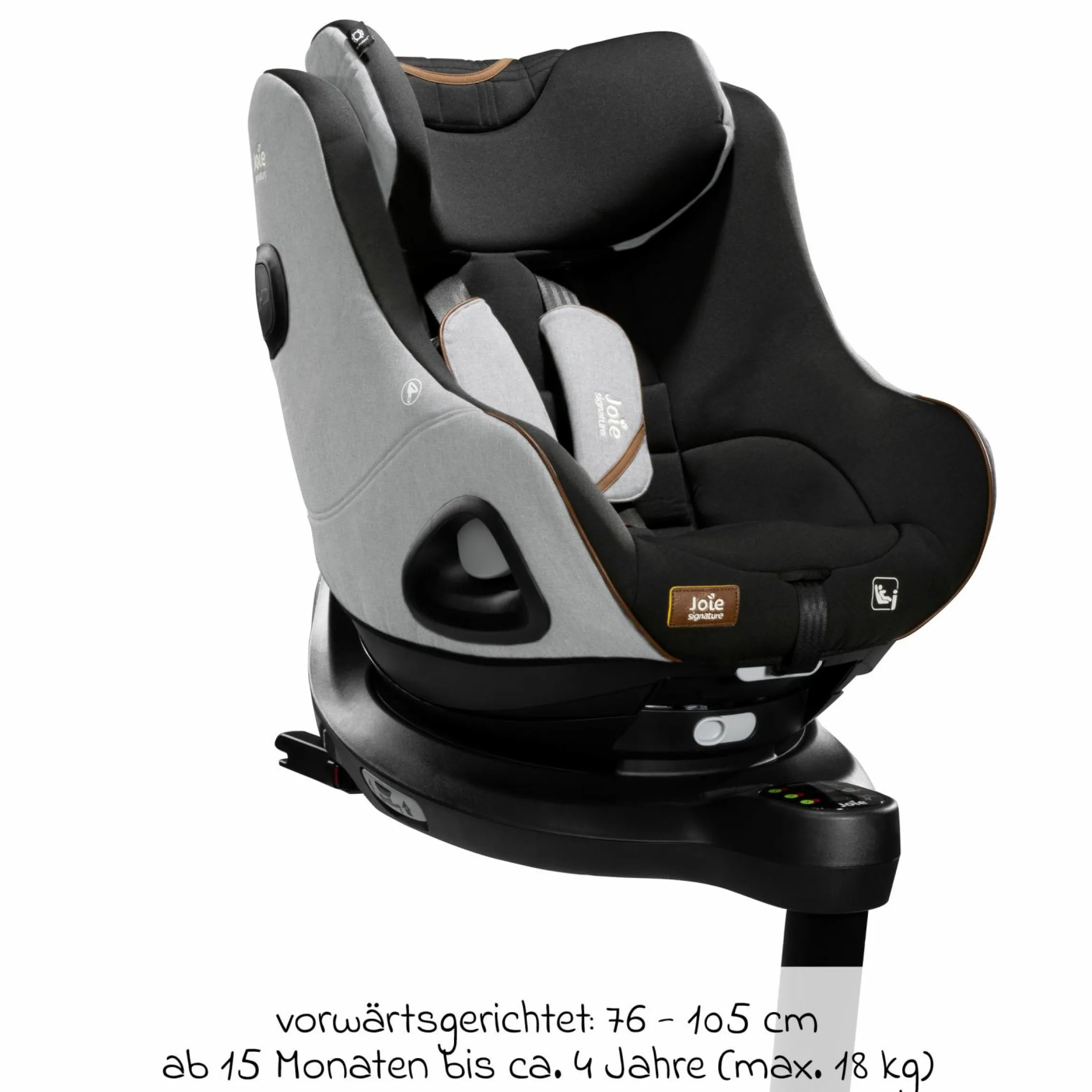 Reboarder-Kindersitz i-Harbour ab Geburt - 4 Jahre (40 cm - 105 cm) 360° drehbar - Signature - Carbon - Kollektion 2025