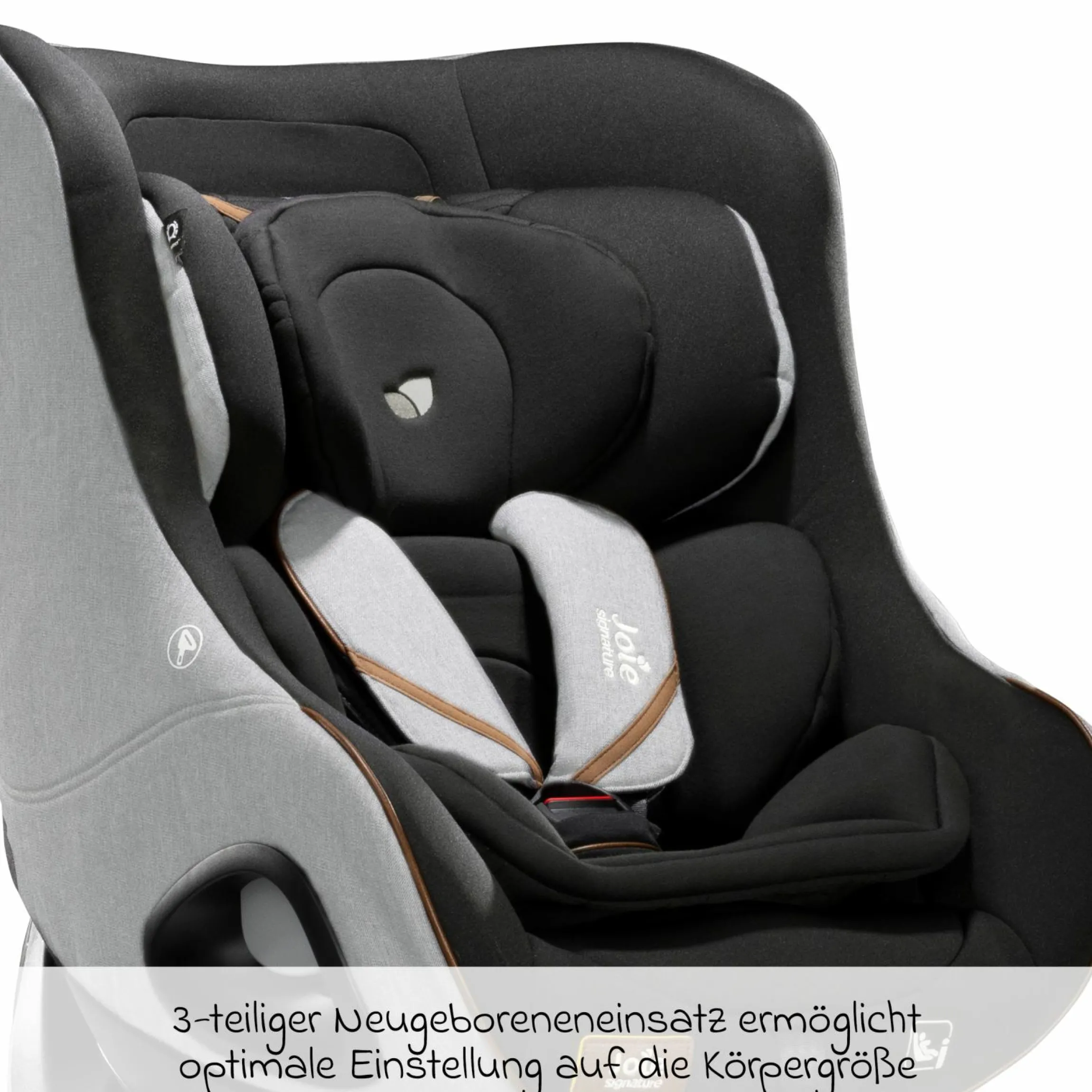 Reboarder-Kindersitz i-Harbour ab Geburt - 4 Jahre (40 cm - 105 cm) 360° drehbar - Signature - Carbon - Kollektion 2025