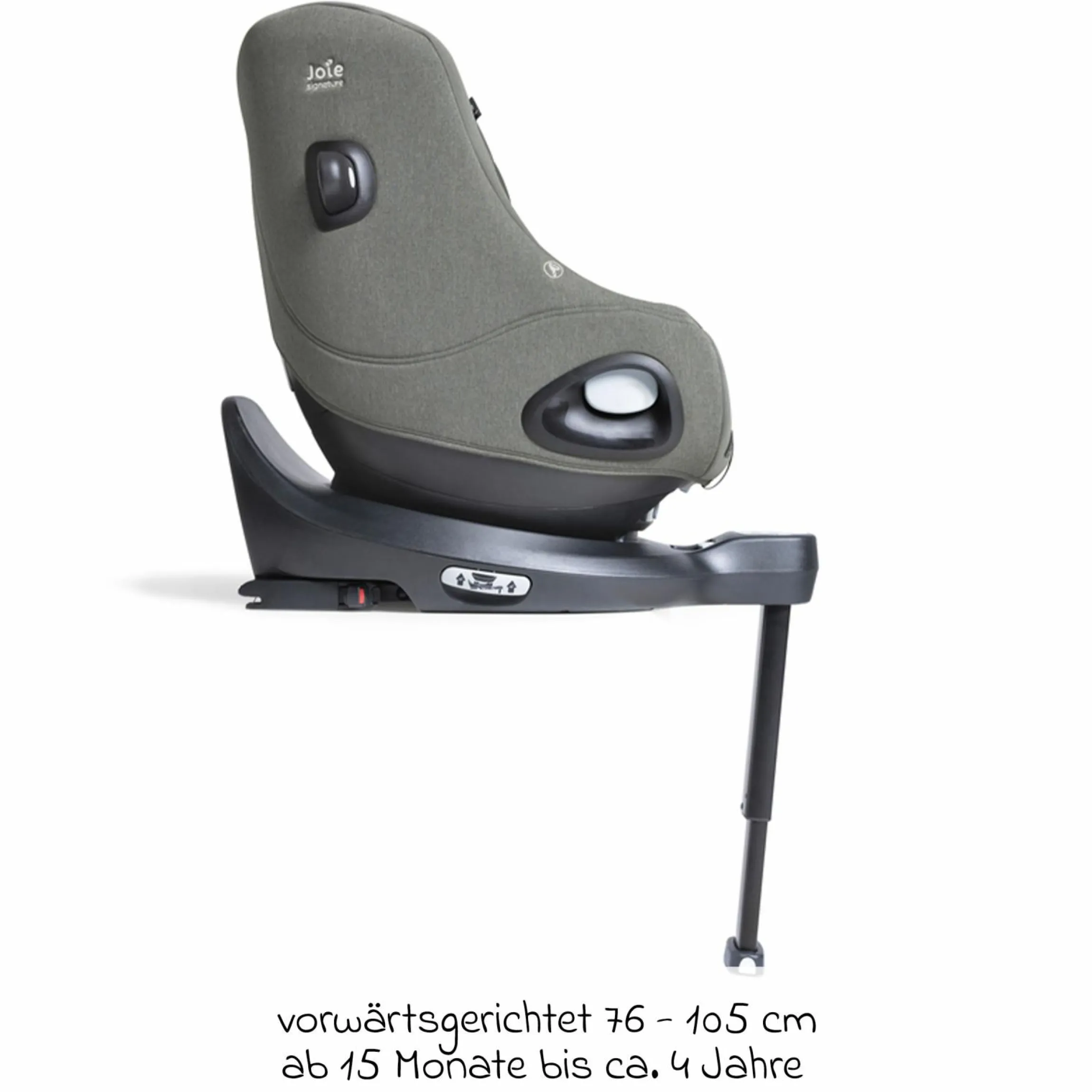 Reboarder-Kindersitz i-Harbour E i-Size 360° drehbar ab 6 Monate - 4 Jahre (61 cm -105 cm) & Sommer-Bezug aus Mesh - Signature - Evergreen