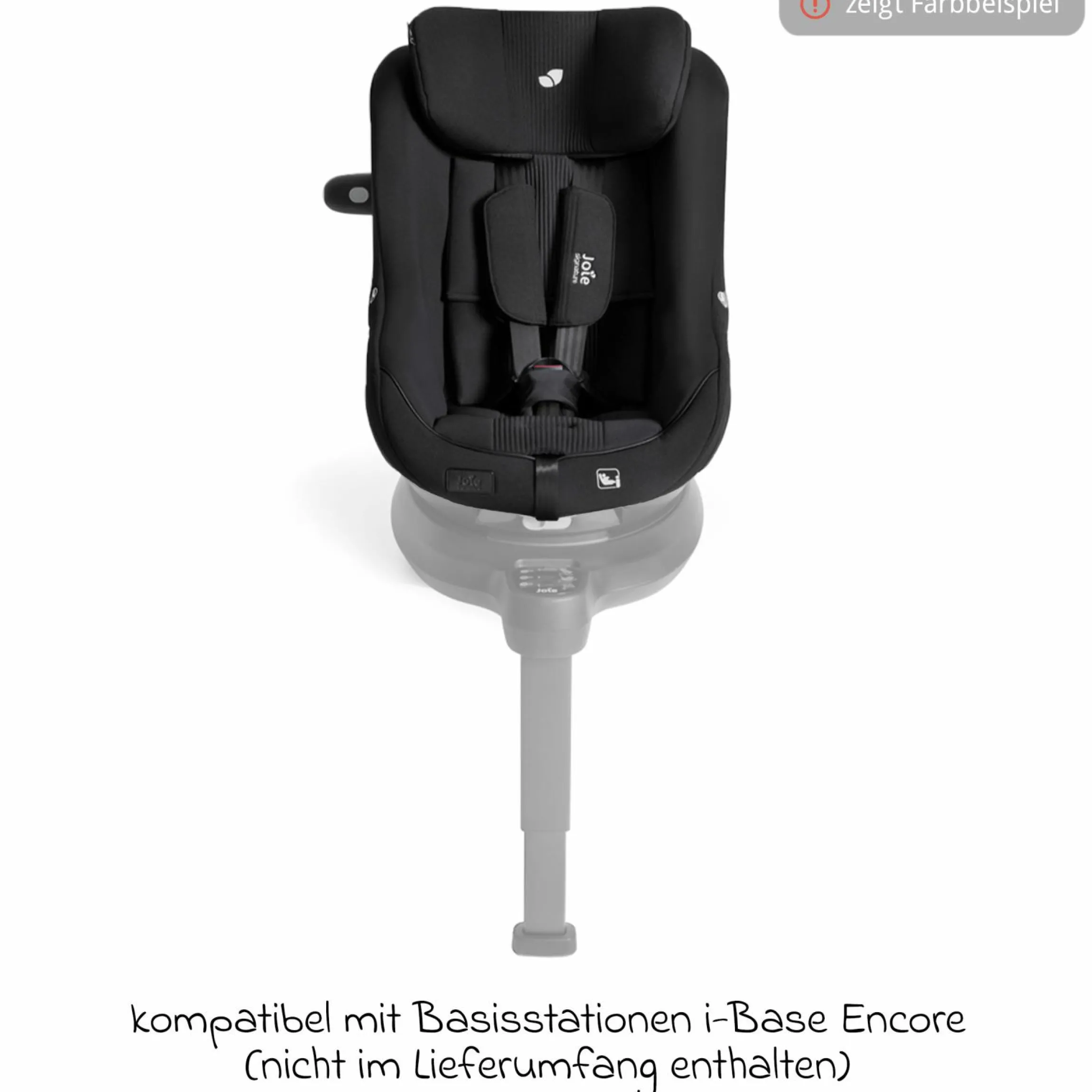 Reboarder-Kindersitz i-Harbour E i-Size 360° drehbar ab 6 Monate - 4 Jahre (61 cm -105 cm) & Sommer-Bezug aus Mesh - Signature - Evergreen