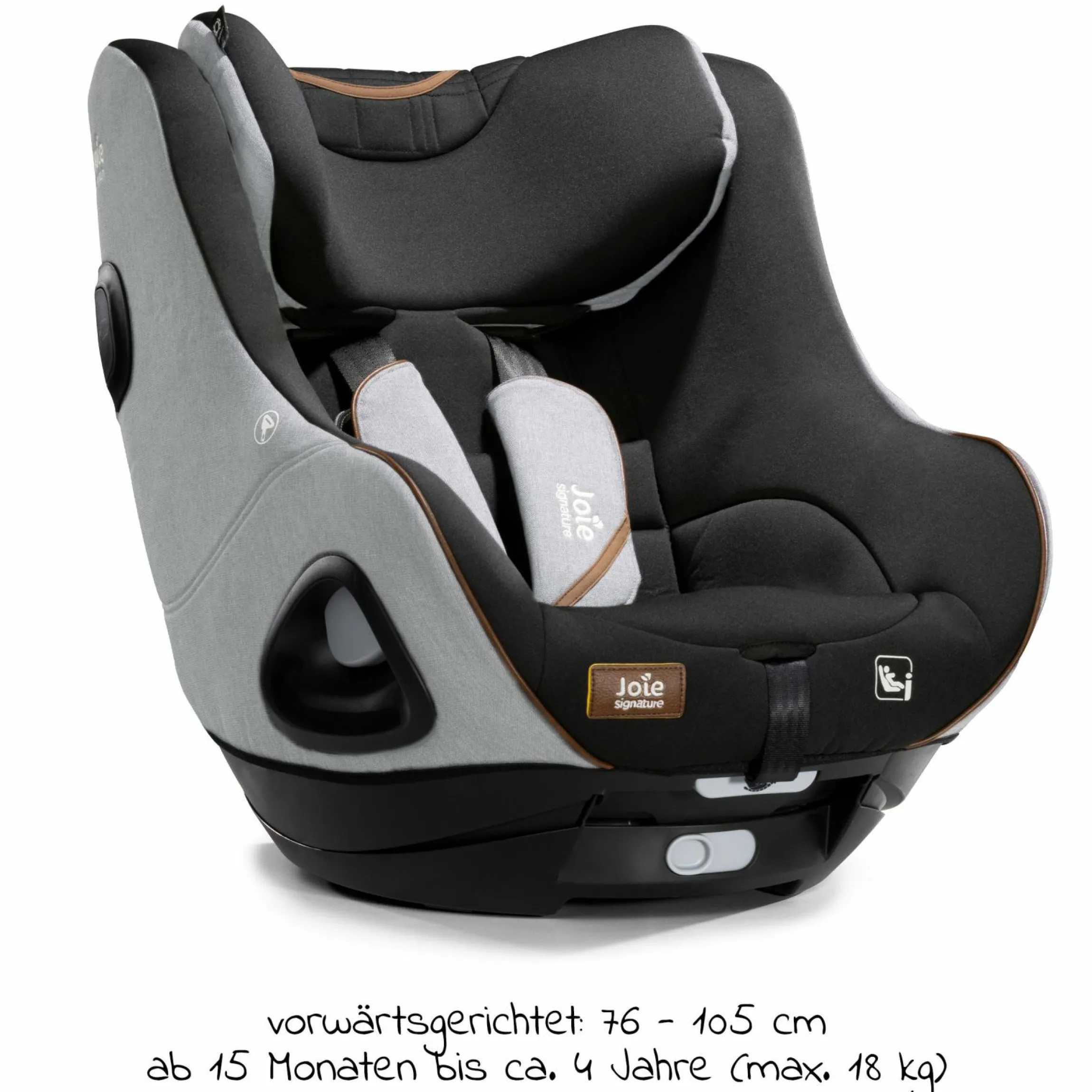 Reboarder-Kindersitz i-Harbour ab Geburt - 4 Jahre (40 cm - 105 cm) 360° drehbar - Signature - Carbon