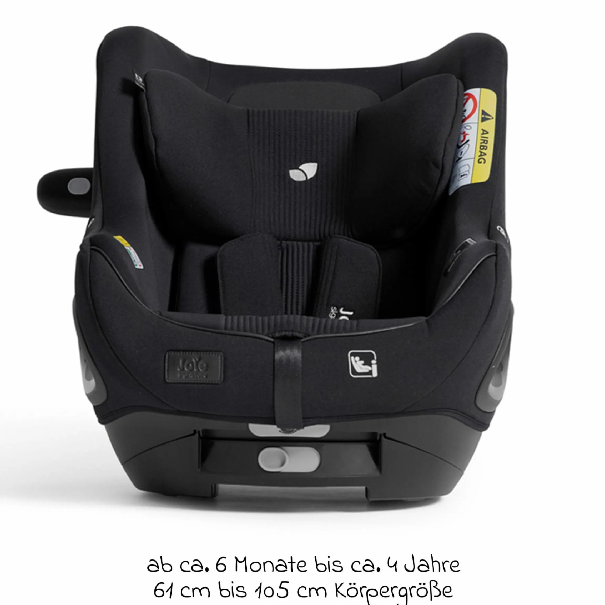 Reboarder-Kindersitz i-Harbour E i-Size 360° drehbar ab 6 Monate - 4 Jahre (61 cm -105 cm) & Sommer-Bezug aus Mesh - Signature - Eclipse