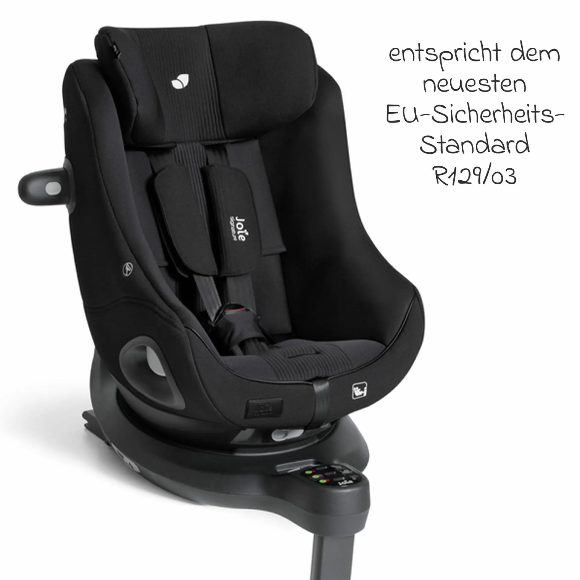 Reboarder-Kindersitz i-Harbour E i-Size 360° drehbar ab 6 Monate - 4 Jahre (61 cm -105 cm) & Sommer-Bezug aus Mesh - Signature - Eclipse