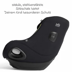 Reboarder-Kindersitz i-Harbour E i-Size 360° drehbar ab 6 Monate - 4 Jahre (61 cm -105 cm) & Sommer-Bezug aus Mesh - Signature - Eclipse