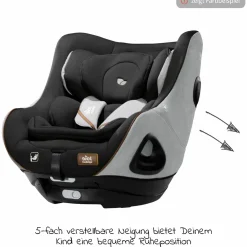 Reboarder-Kindersitz i-Harbour ab Geburt - 4 Jahre (40 cm - 105 cm) 360° drehbar - Signature - Oyster