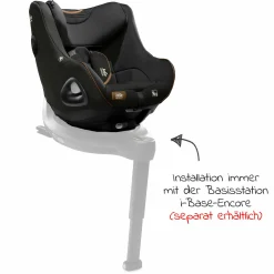Reboarder-Kindersitz i-Harbour ab Geburt - 4 Jahre (40 cm - 105 cm) 360° drehbar - Signature - Eclipse