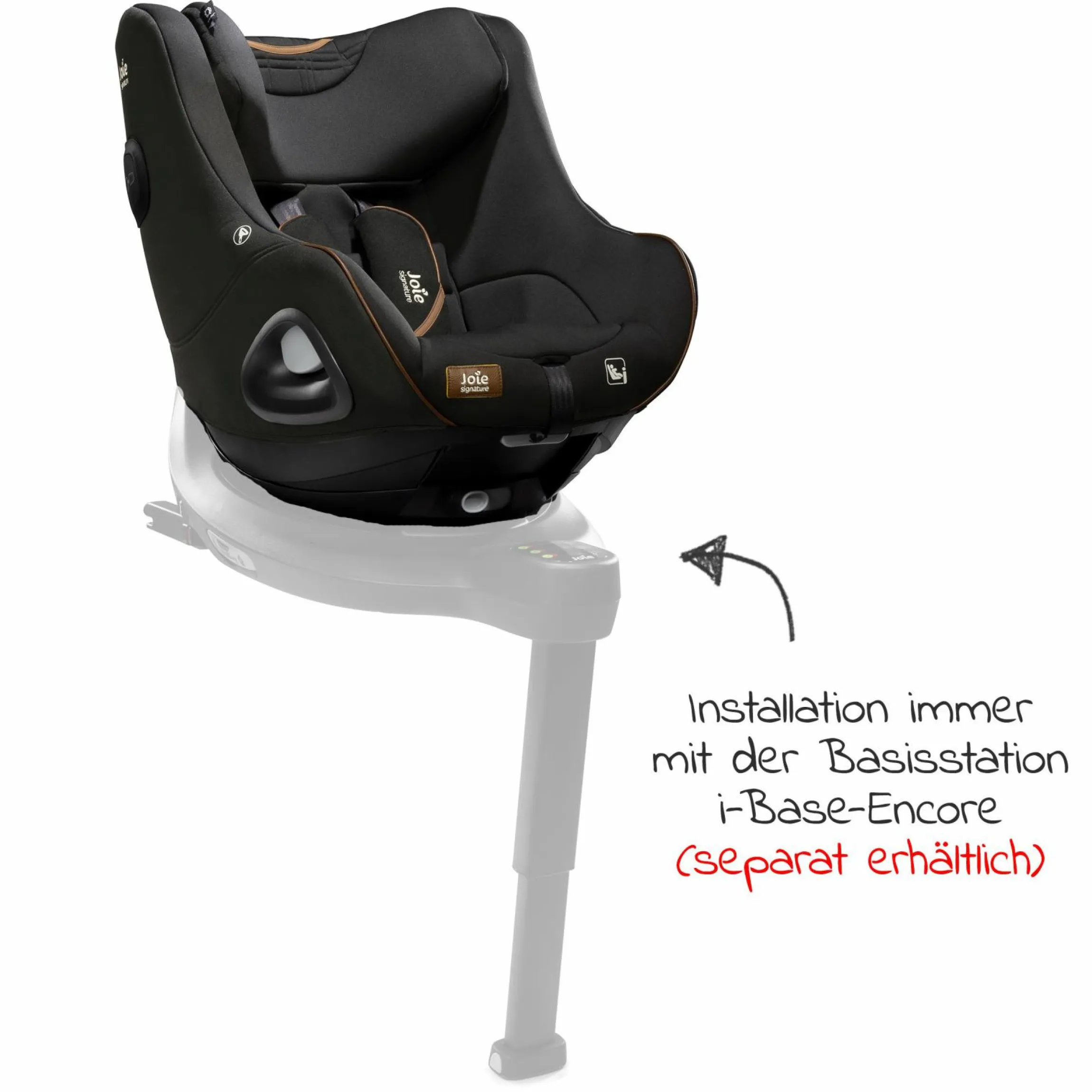 Reboarder-Kindersitz i-Harbour ab Geburt - 4 Jahre (40 cm - 105 cm) 360° drehbar - Signature - Eclipse