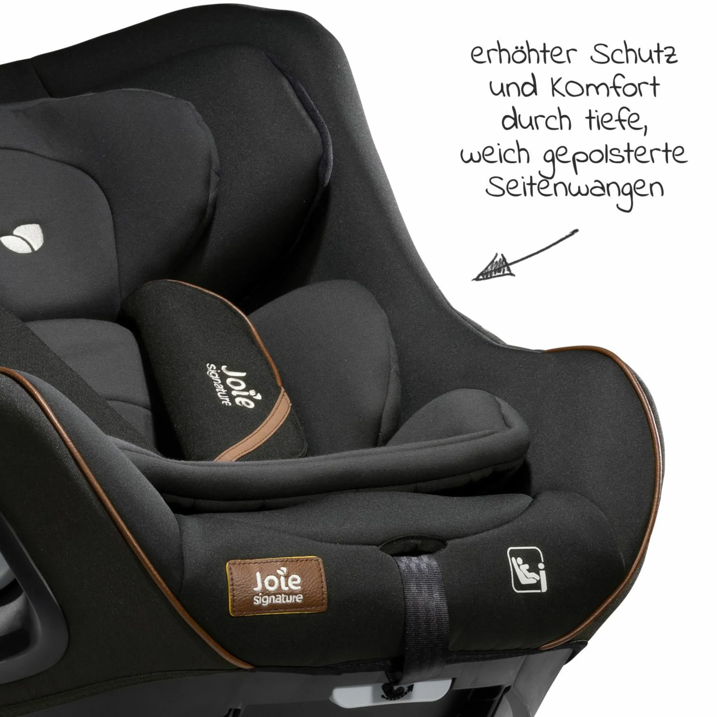 Reboarder-Kindersitz i-Harbour ab Geburt - 4 Jahre (40 cm - 105 cm) 360° drehbar - Signature - Eclipse
