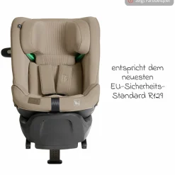 Reboarder-Kindersitz i-Spin XL i-Size 360° drehbar ab Geburt - 12 Jahre (40 cm -150 cm) inkl. Sitzverkleinerer & Isofix-Basis - Signature - Eclipse