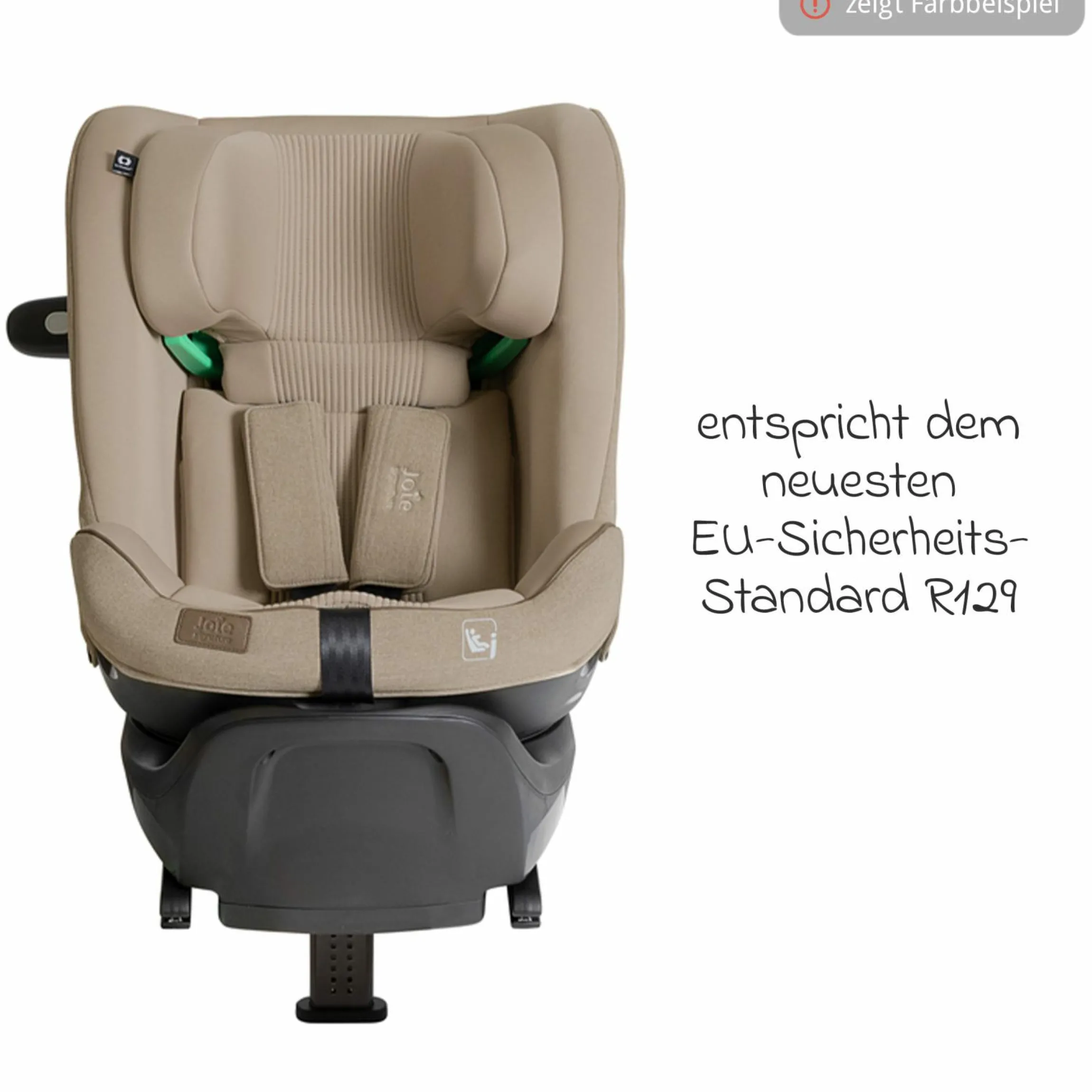Reboarder-Kindersitz i-Spin XL i-Size 360° drehbar ab Geburt - 12 Jahre (40 cm -150 cm) inkl. Sitzverkleinerer & Isofix-Basis - Signature - Ebony