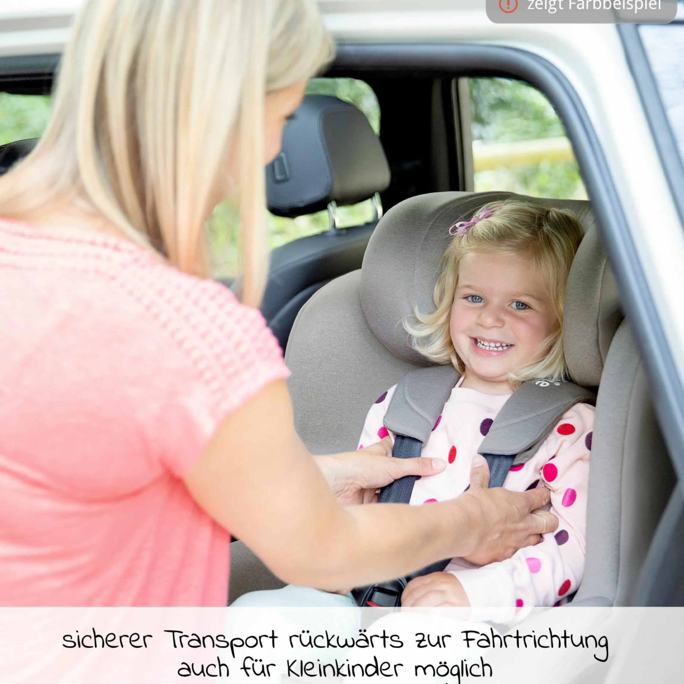 Reboarder-Kindersitz i-Spin 360 R i-Size - ab Geburt - 4 Jahre (40-105 cm) mit Isofix-Basis - Deep Sea
