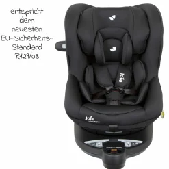 Reboarder-Kindersitz i-Spin 360 R i-Size - ab Geburt - 4 Jahre (40-105 cm) mit Isofix-Basis - Coal