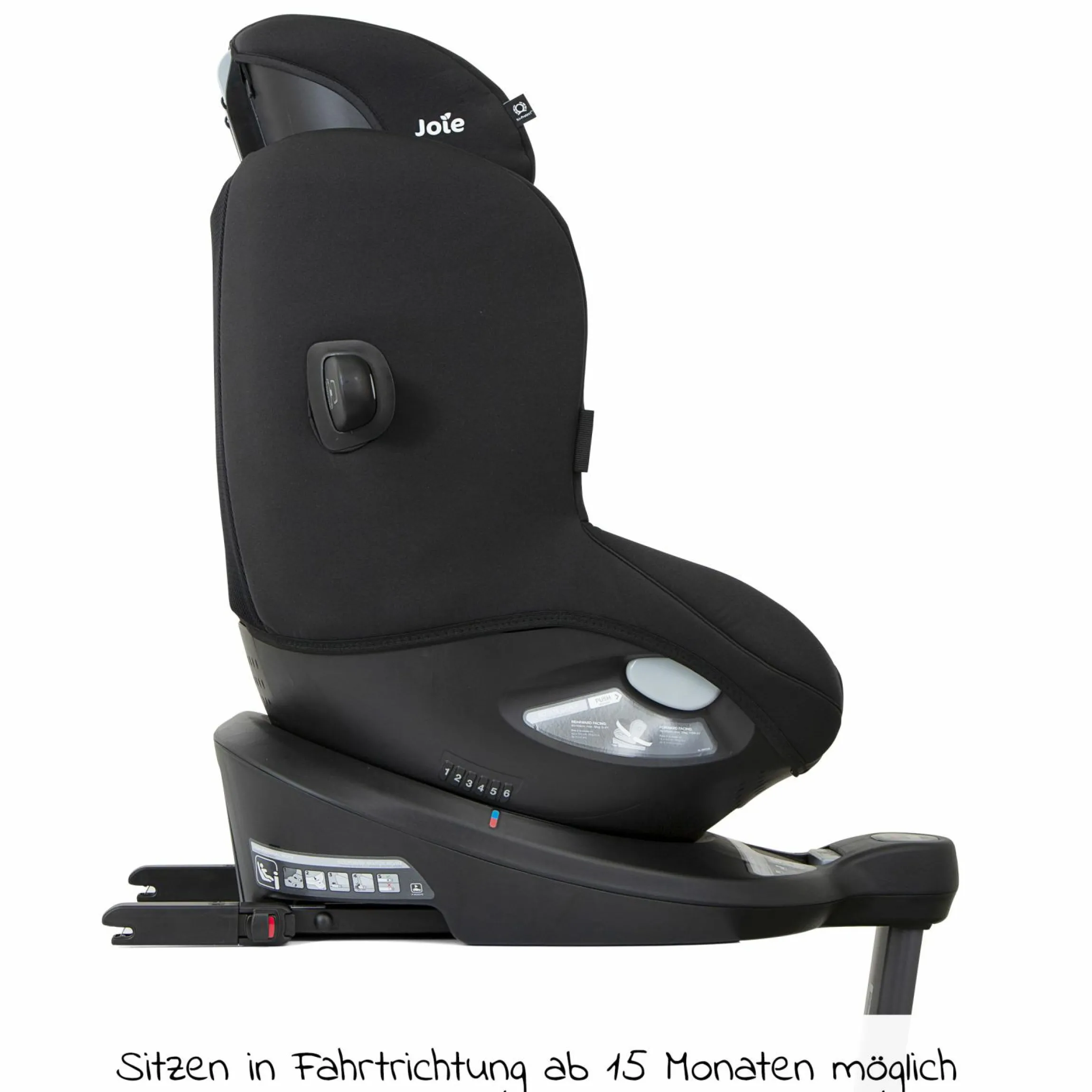 Reboarder-Kindersitz i-Spin 360 R i-Size - ab Geburt - 4 Jahre (40-105 cm) mit Isofix-Basis - Coal