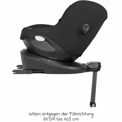 Reboarder-Kindersitz i-Spin 360 E ab 6 Monate - 4 Jahre (61 cm - 105 cm) mit Isofix-Basis - Shale - Kollektion 2025