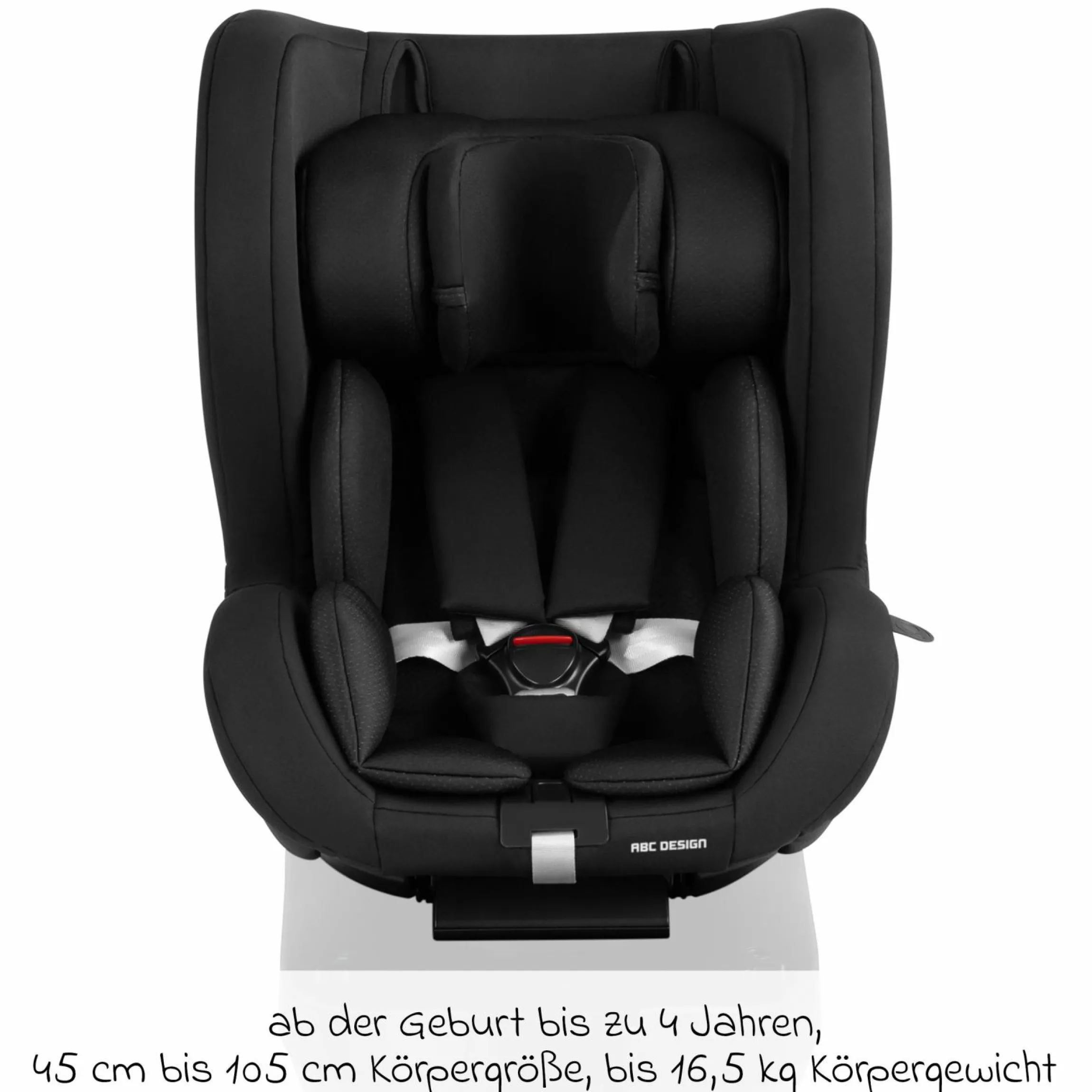 Reboarder-Kindersitz Lily i-Size ab Geburt - 4 Jahre (45 cm - 105 cm) inkl. Sitzverkleinerer - Black - Kollektion 2025