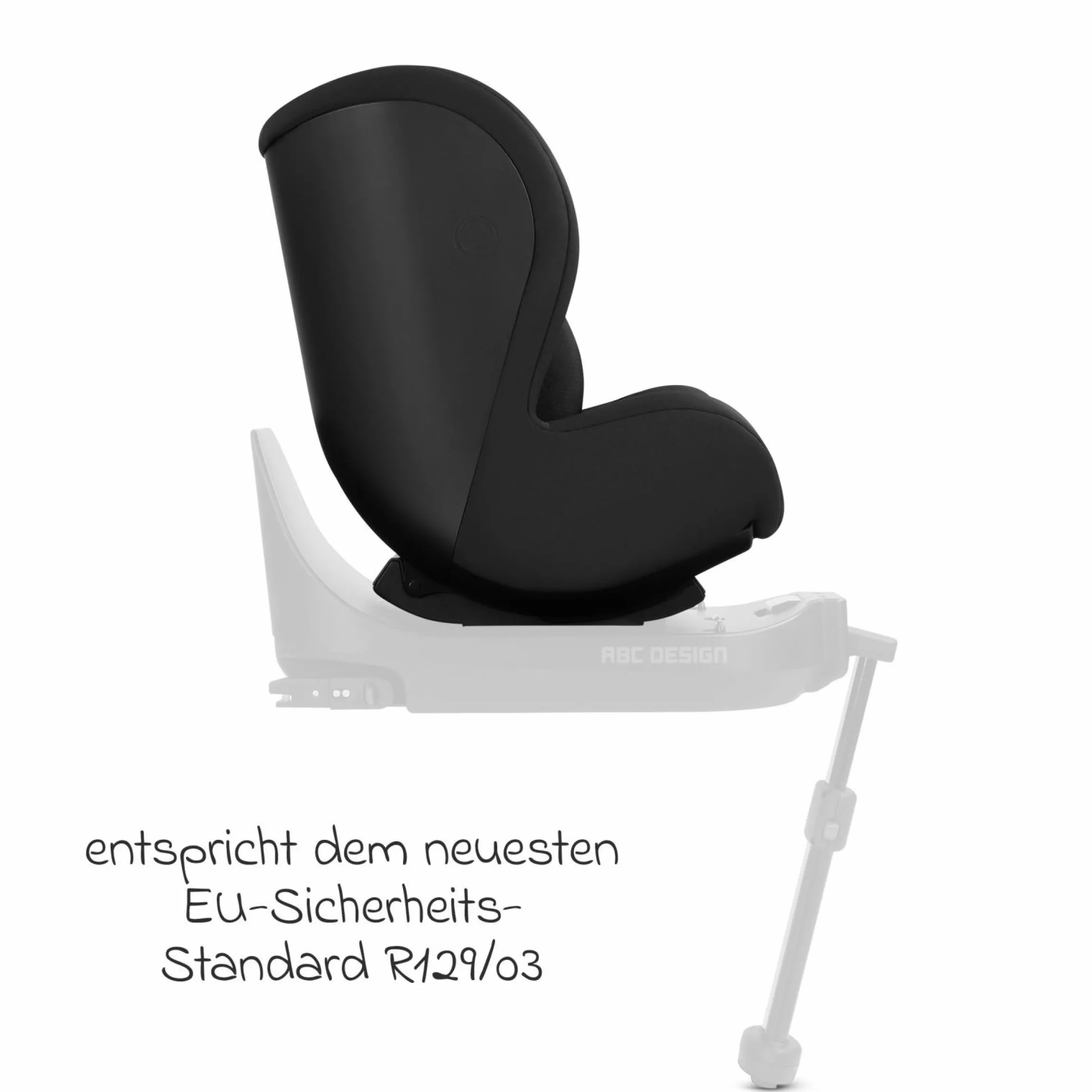 Reboarder-Kindersitz Lily i-Size ab Geburt - 4 Jahre (45 cm - 105 cm) inkl. Sitzverkleinerer - Black - Kollektion 2025