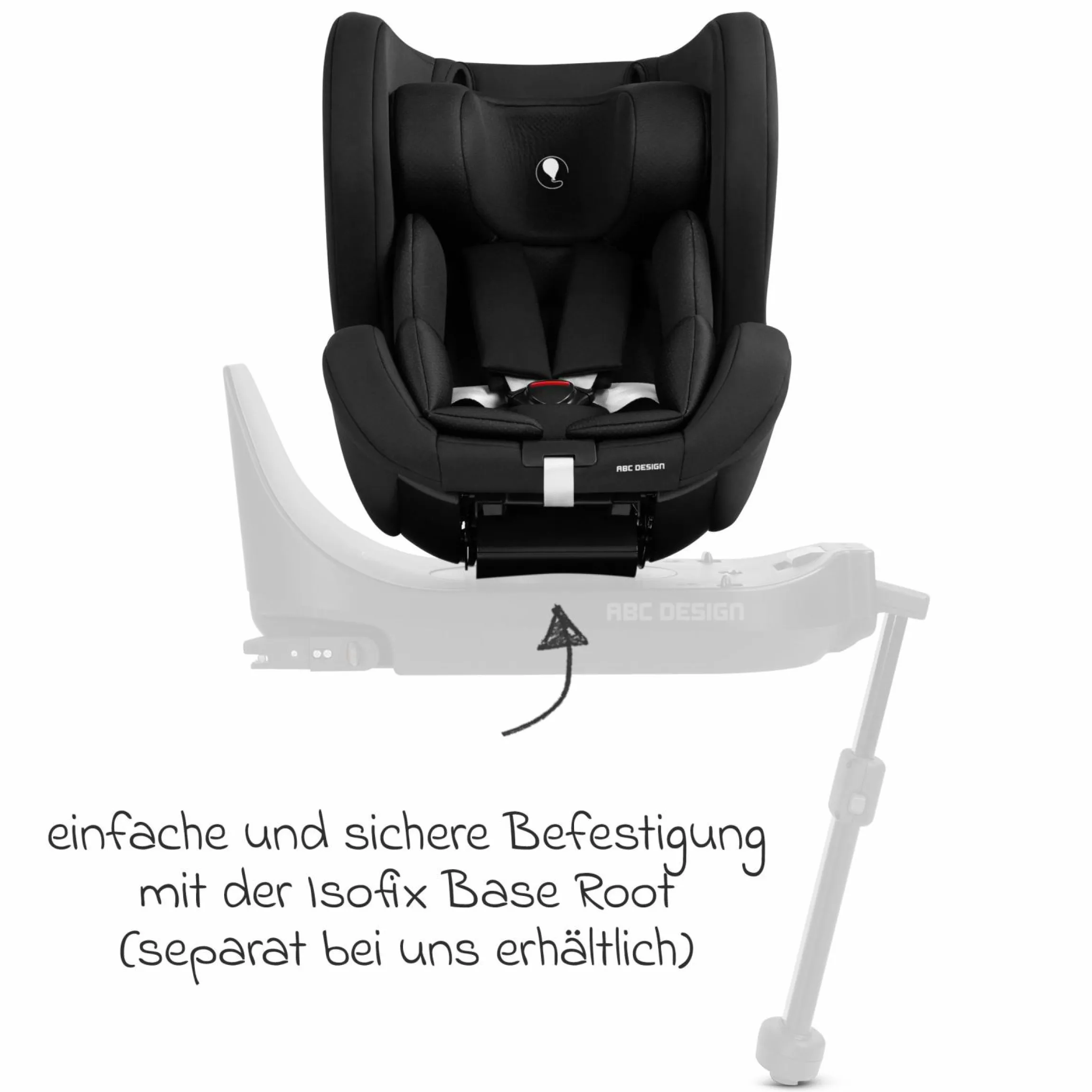 Reboarder-Kindersitz Lily i-Size ab Geburt - 4 Jahre (45 cm - 105 cm) inkl. Sitzverkleinerer - Black - Kollektion 2025