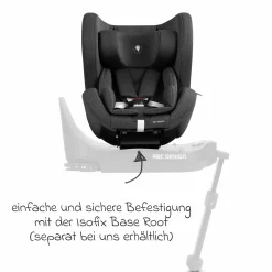 Reboarder-Kindersitz Lily i-Size ab Geburt - 4 Jahre (45 cm - 105 cm) inkl. Sitzverkleinerer - Bubble - Kollektion 2025