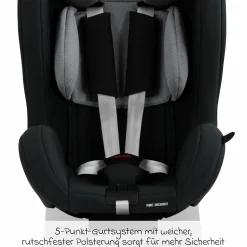 Reboarder-Kindersitz Lily i-Size ab Geburt - 4 Jahre (45 cm - 105 cm) inkl. Sitzverkleinerer - Graphite - Kollektion 2025
