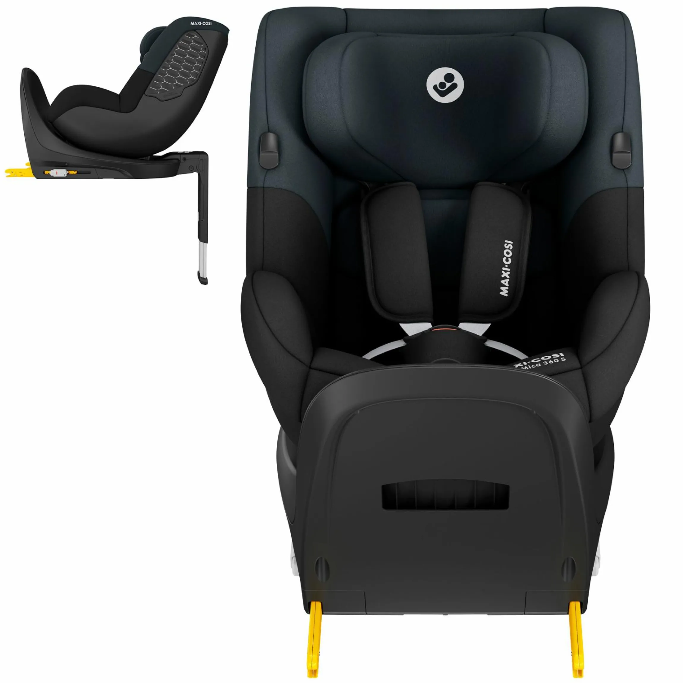 Reboarder-Kindersitz Mica 360 S - Tonal Black