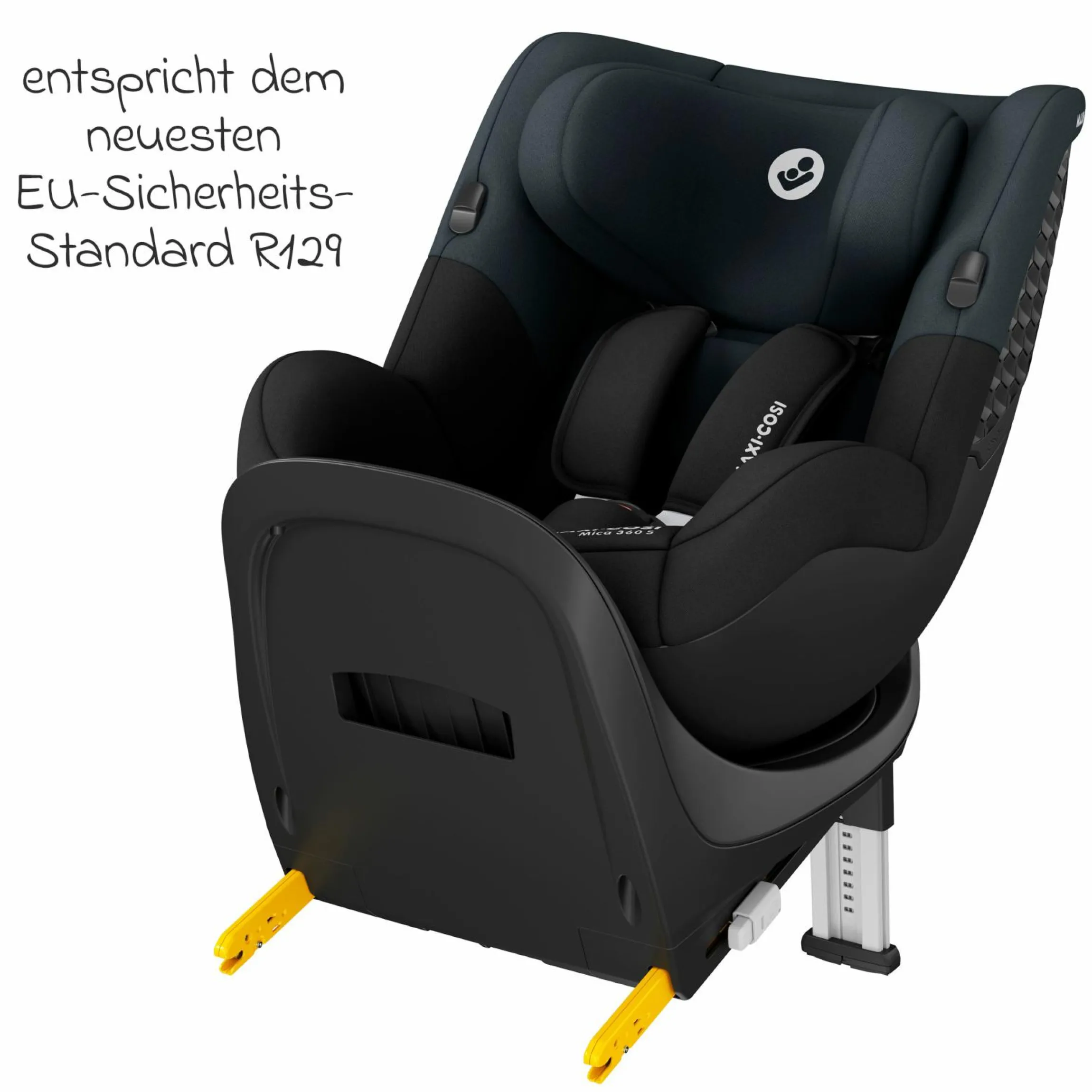 Reboarder-Kindersitz Mica 360 S - Tonal Black