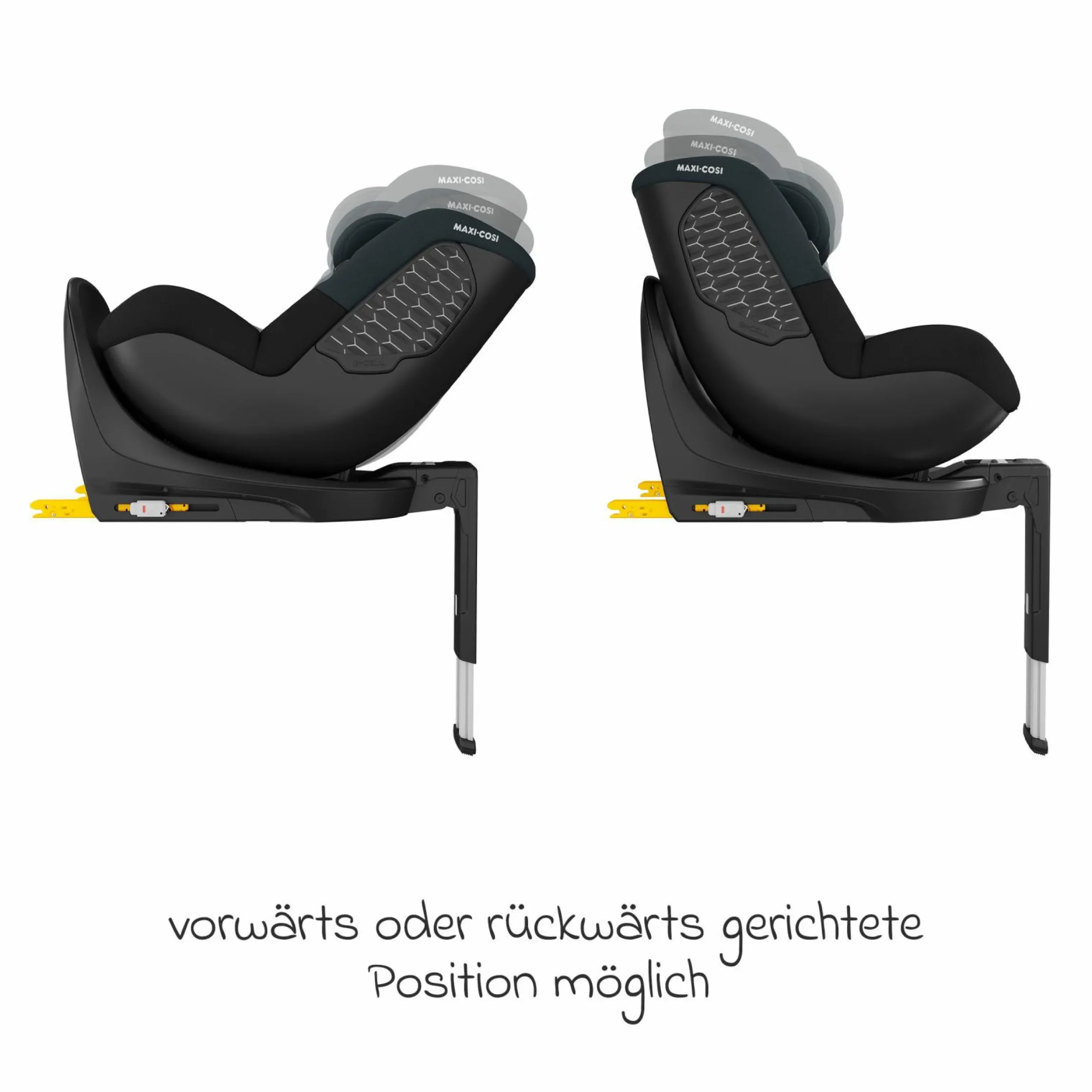 Reboarder-Kindersitz Mica 360 S - Tonal Black