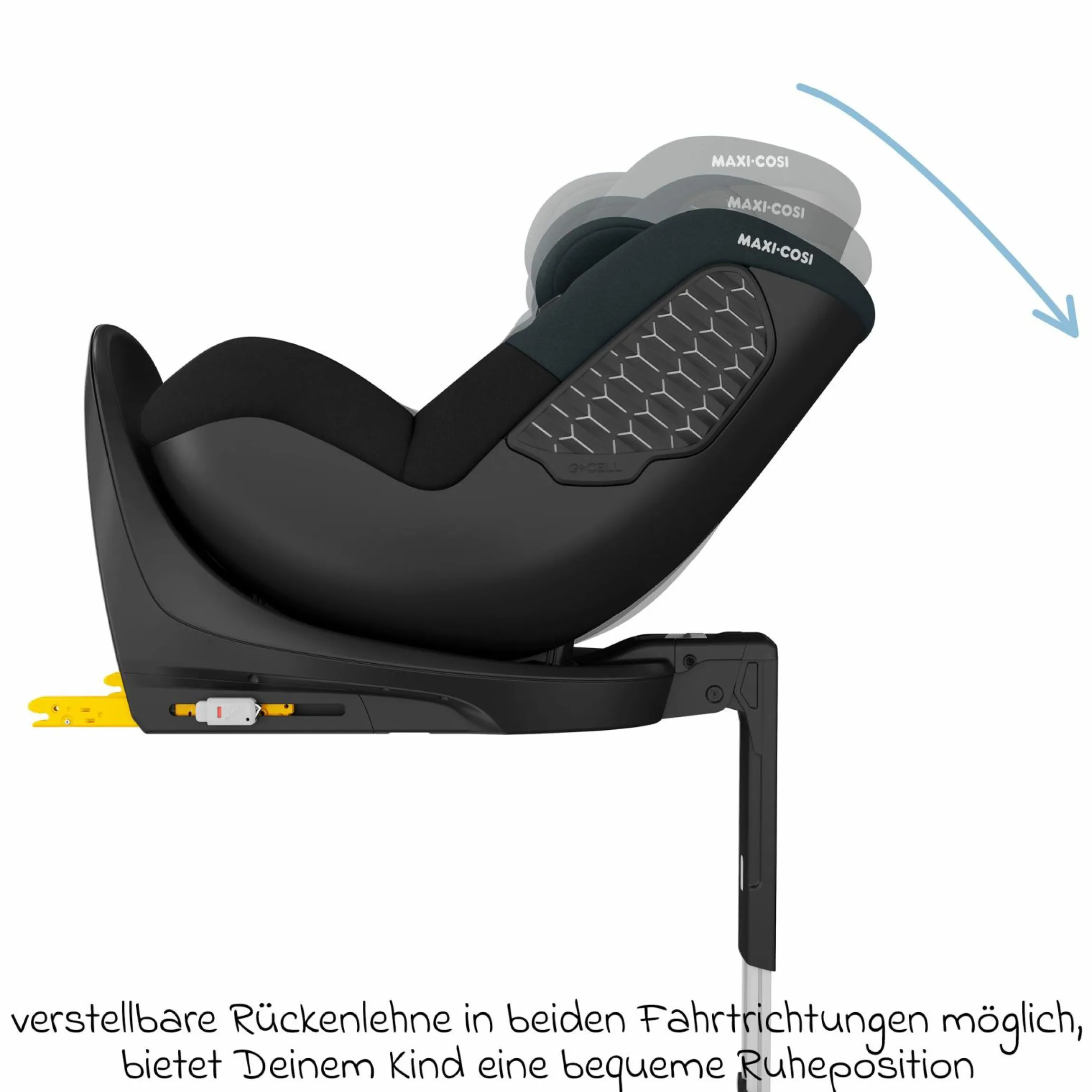 Reboarder-Kindersitz Mica 360 S - Tonal Black