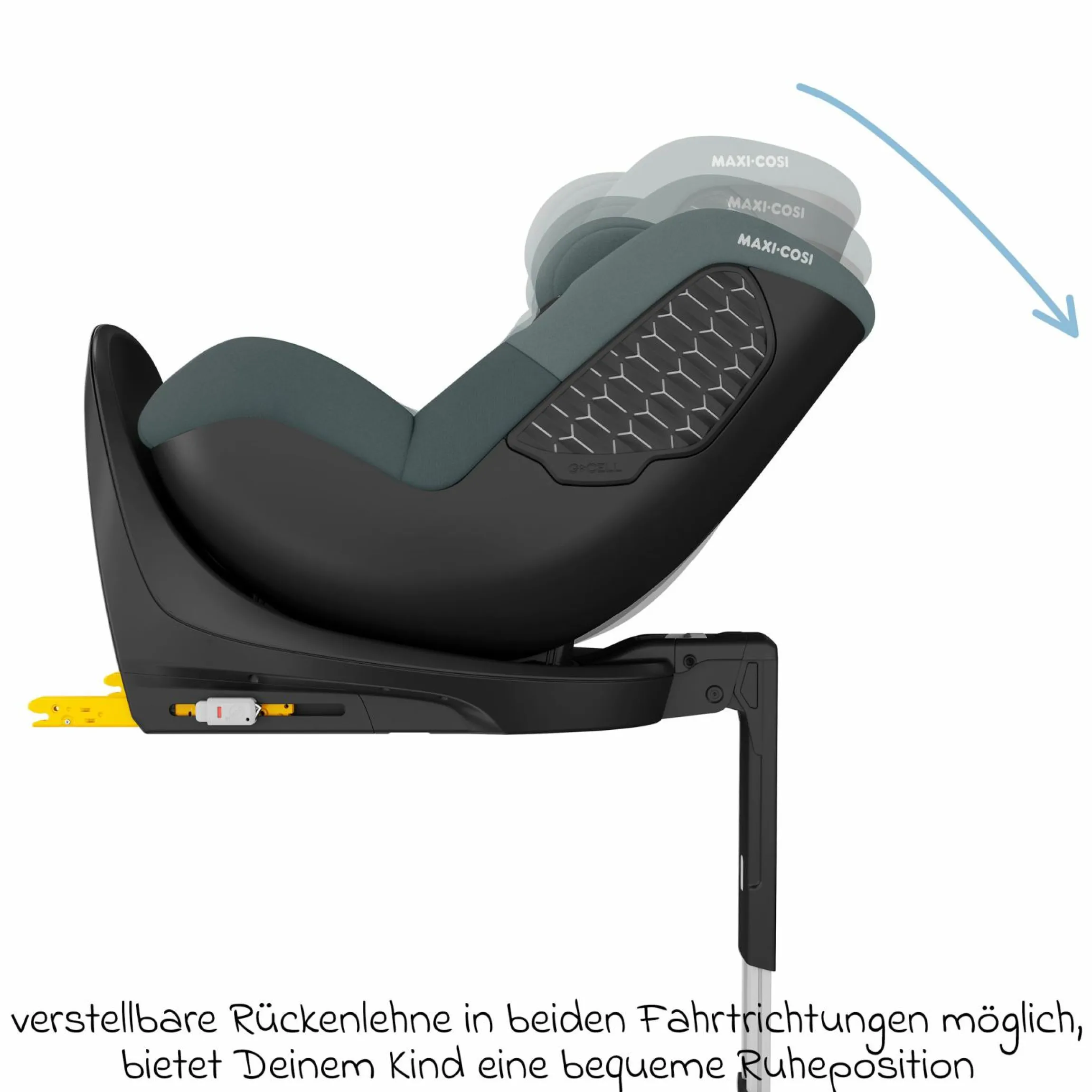 Reboarder-Kindersitz Mica 360 S - Tonal Graphite