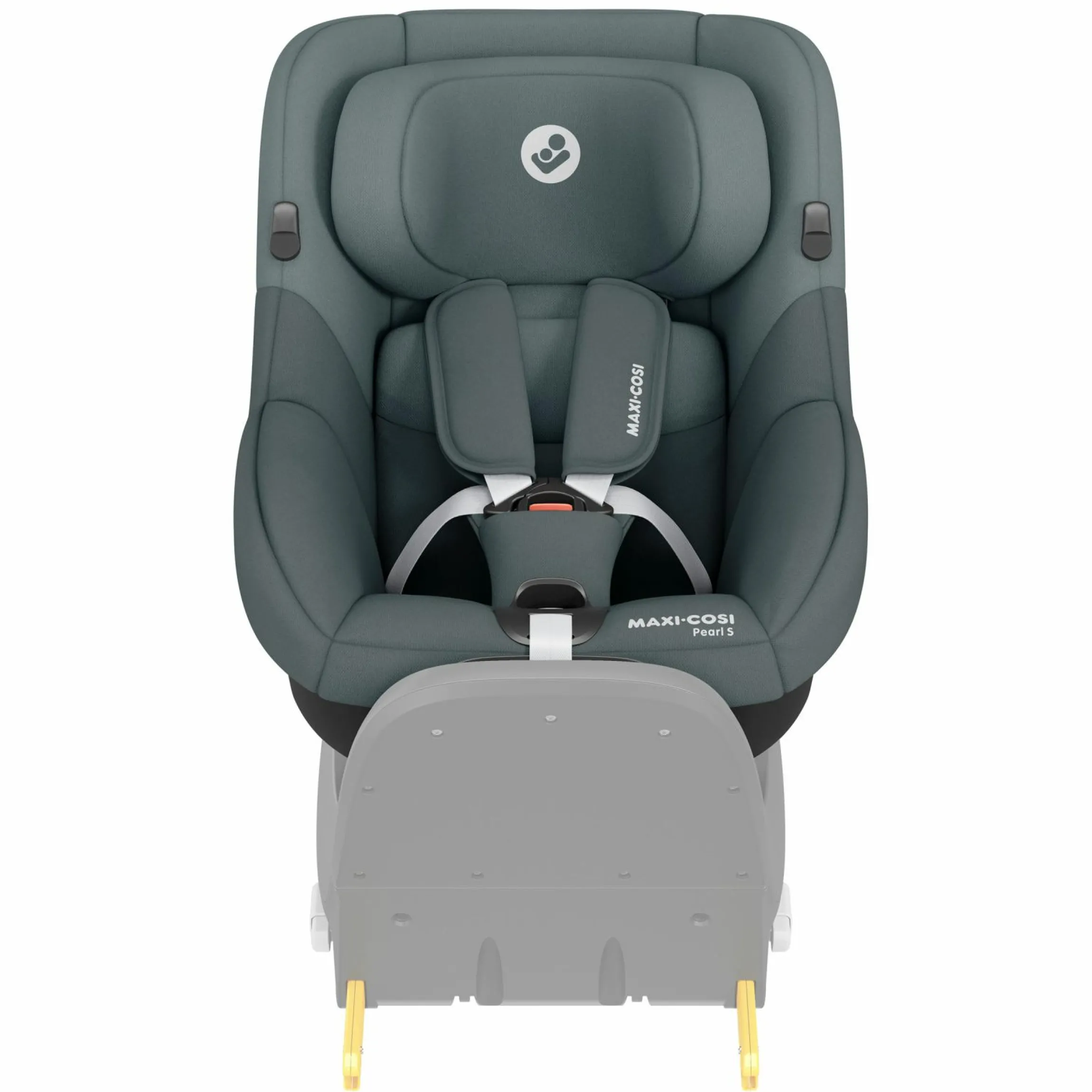 Reboarder-Kindersitz Pearl S i-Size ab 3 Monate - 4 Jahre (61 cm - 105 cm) mit Easy-in-Haken & G-Cell Seitenaufpralltechnologie - Tonal Graphite - Kollektion 2025