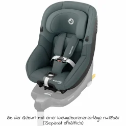 Reboarder-Kindersitz Pearl S i-Size ab 3 Monate - 4 Jahre (61 cm - 105 cm) mit Easy-in-Haken & G-Cell Seitenaufpralltechnologie - Tonal Graphite - Kollektion 2025
