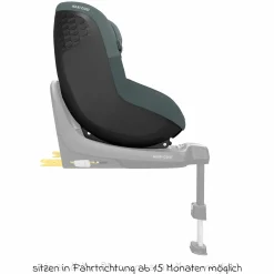 Reboarder-Kindersitz Pearl S i-Size ab 3 Monate - 4 Jahre (61 cm - 105 cm) mit Easy-in-Haken & G-Cell Seitenaufpralltechnologie - Tonal Graphite - Kollektion 2025