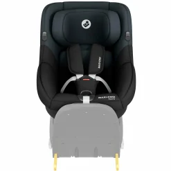 Reboarder-Kindersitz Pearl S i-Size ab 3 Monate - 4 Jahre (61 cm - 105 cm) mit Easy-in-Haken & G-Cell Seitenaufpralltechnologie - Tonal Black - Kollektion 2025