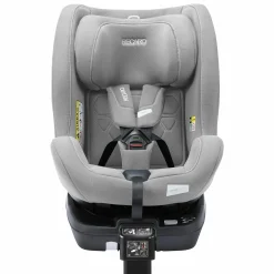 Reboarder-Kindersitz Salia 125 i-Size ab Geburt bis 7 Jahre (40 cm - 125 cm) drehbar mit Isofix-Basis - Carbon Grey - Kollektion 2025