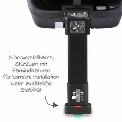 Reboarder-Kindersitz Salia 125 i-Size KID ab 3 Monate bis 7 Jahre (61 cm - 125 cm) drehbar mit Isofix-Basis - Carbon Grey - Kollektion 2025