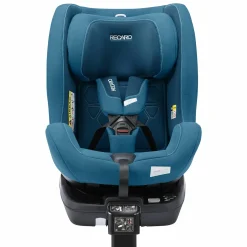 Reboarder-Kindersitz Salia 125 i-Size ab Geburt bis 7 Jahre (40 cm - 125 cm) drehbar mit Isofix-Basis - Steel Blue - Kollektion 2025