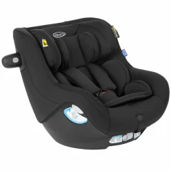 Reboarder-Kindersitz SnugGo i-Size R129 ab Geburt - 4 Jahre (40 cm - 105 cm) inkl. Sitzverkleinerer - Midnight - Kollektion 2025