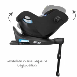 Reboarder-Kindersitz SnugGo i-Size R129 ab Geburt - 4 Jahre (40 cm - 105 cm) inkl. Sitzverkleinerer - Midnight - Kollektion 2025