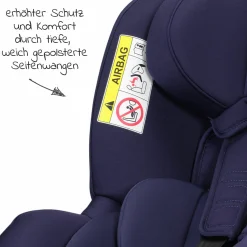 Reboarder-Kindersitz Sperber-Fix 61 61 cm - 105 cm / 1 Jahr bis 4 Jahre mit Isofix - Atlantic Blue - Kollektion 2025