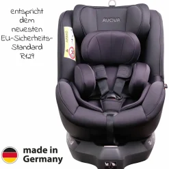 Reboarder-Kindersitz Sperber-Fix i-Size 40 cm - 105 cm / ab der Geburt bis 4 Jahre mit Isofix - Koala Grey - Kollektion 2025
