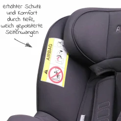 Reboarder-Kindersitz Sperber-Fix i-Size 40 cm - 105 cm / ab der Geburt bis 4 Jahre mit Isofix - Koala Grey - Kollektion 2025