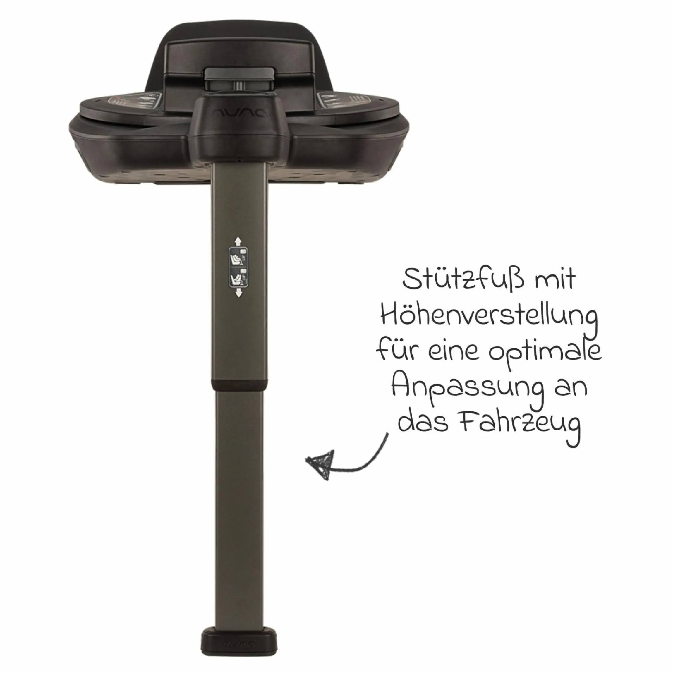 Reboarder-Kindersitz TODL next i-Size 360° inkl. Base Curve drehbar ab Geburt bis 4 Jahre (40 cm - 105 cm) mit Sitzverkleinerer, Polsterschutz & Spieltier - Thunder