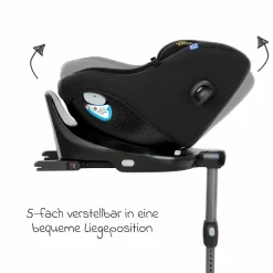 Reboarder-Kindersitz Turn2Me DLX i-Size ab Geburt - 4 Jahre (40 cm - 105 cm) inkl. Isofix-Basis - Midnight - Kollektion 2025