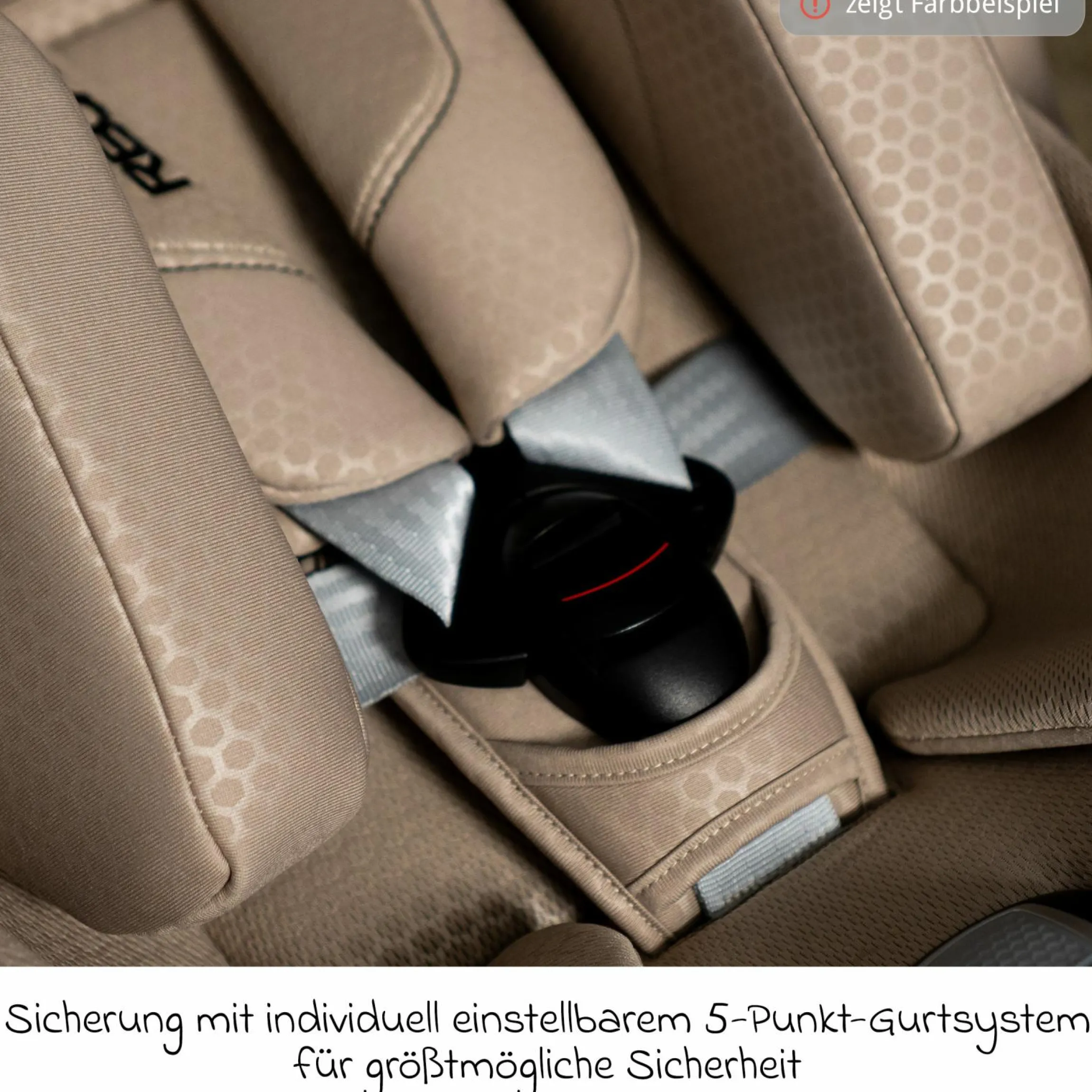 Reboard-Kindersitz Xenon 1 drehbar ab Geburt - 7 Jahre (40 cm - 125 cm) mit Sitzverkleinerer inkl. Isofix-Basis mit Stützfuß - Gallant Grey