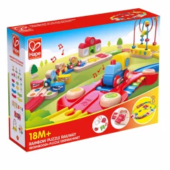 Regenbogen-Puzzle Eisenbahnset