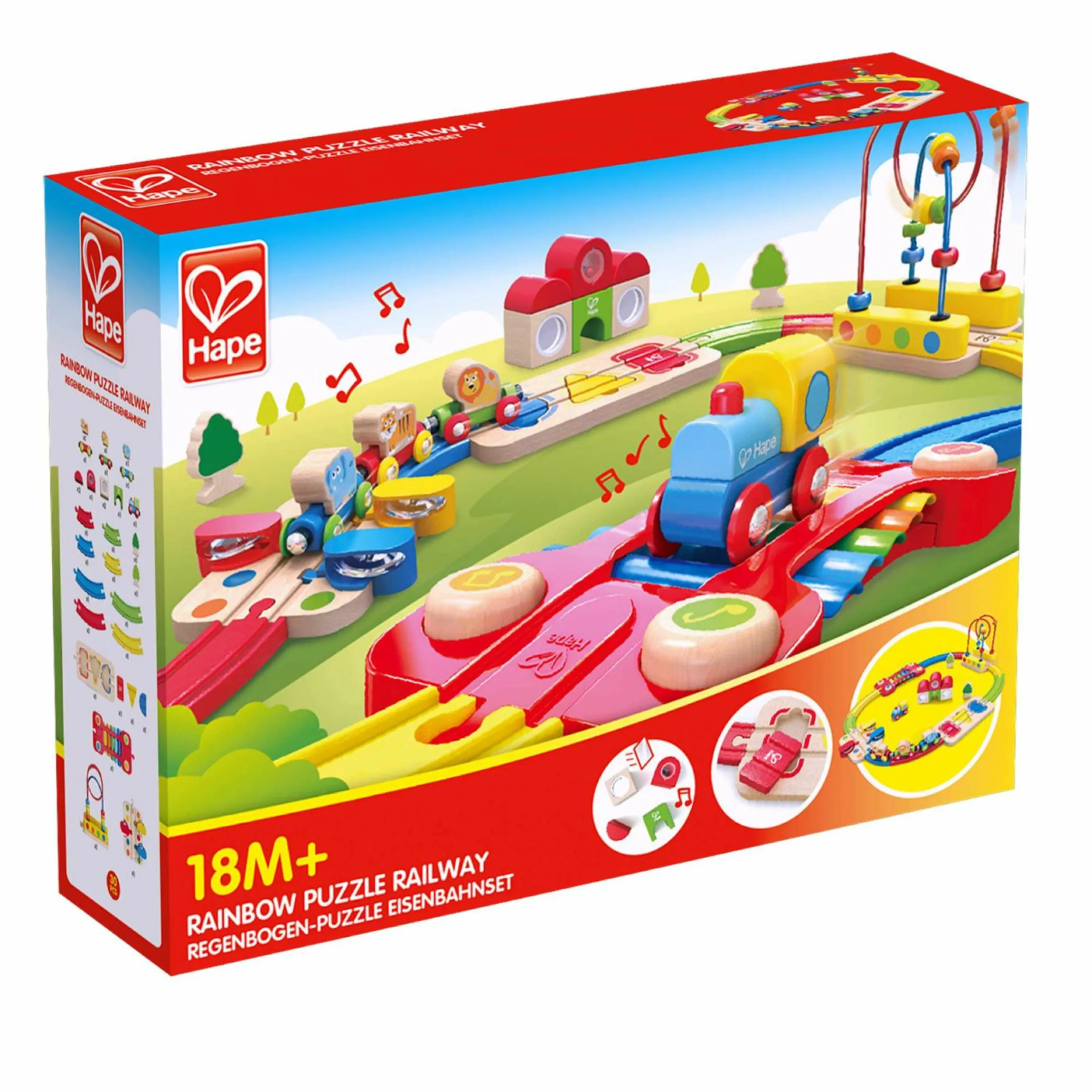 Regenbogen-Puzzle Eisenbahnset
