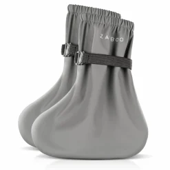 Regenfüßlinge Overshoes, wasserdicht und winddicht, mit Gummizug - Grau