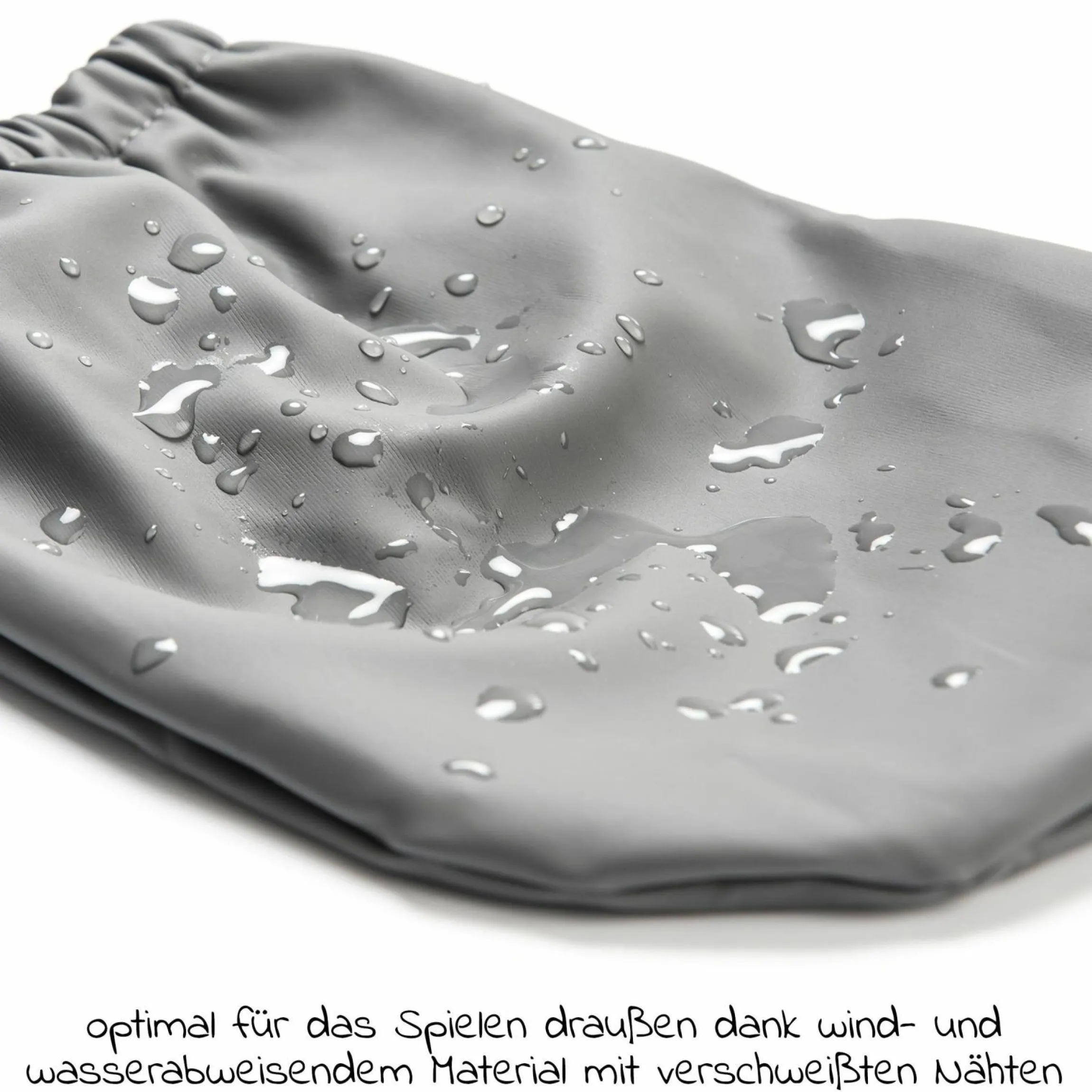 Regenfüßlinge Overshoes, wasserdicht und winddicht, mit Gummizug - Grau