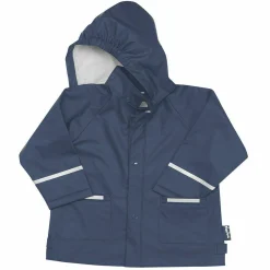 Regen-Jacke mit Reflektoren - Marine - Gr. 86