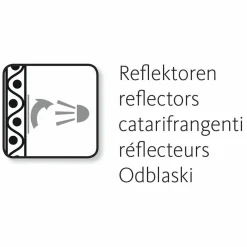 Regen-Jacke mit Reflektoren - Marine - Gr. 86